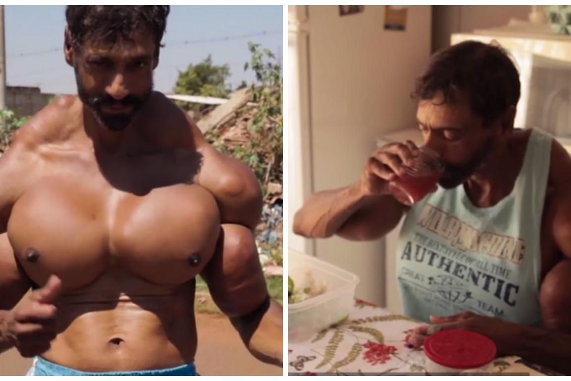 Brasileiro fica famoso ao injetar óleo nos músculos para ficar como Arnold  Schwarzenegger | O Popular