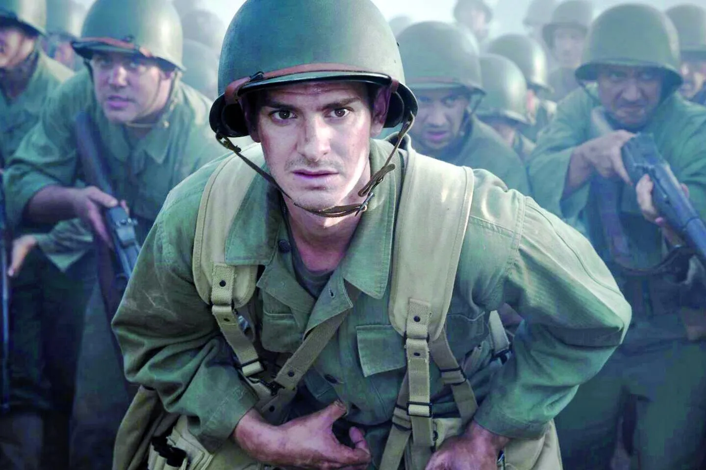 Andrew Garfield disputa Oscar de melhor ator em filme sobre a guerra