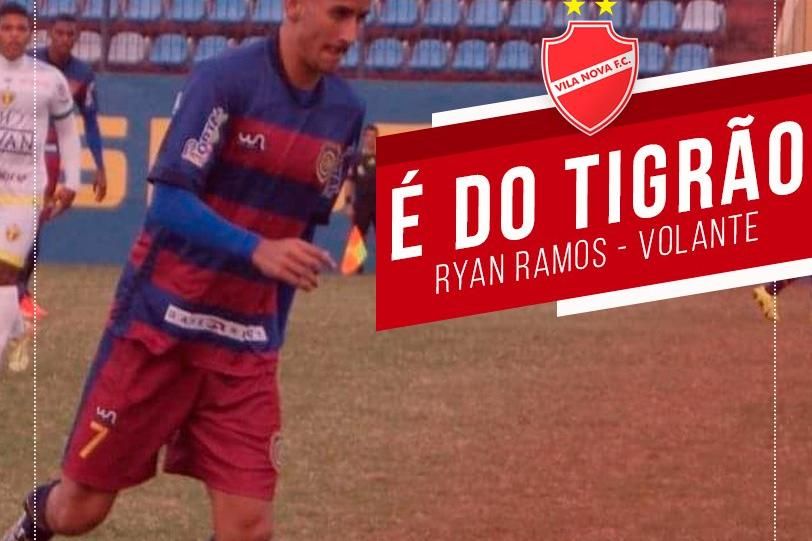Vila Nova anuncia a contratação do volante Ryan Ramos
