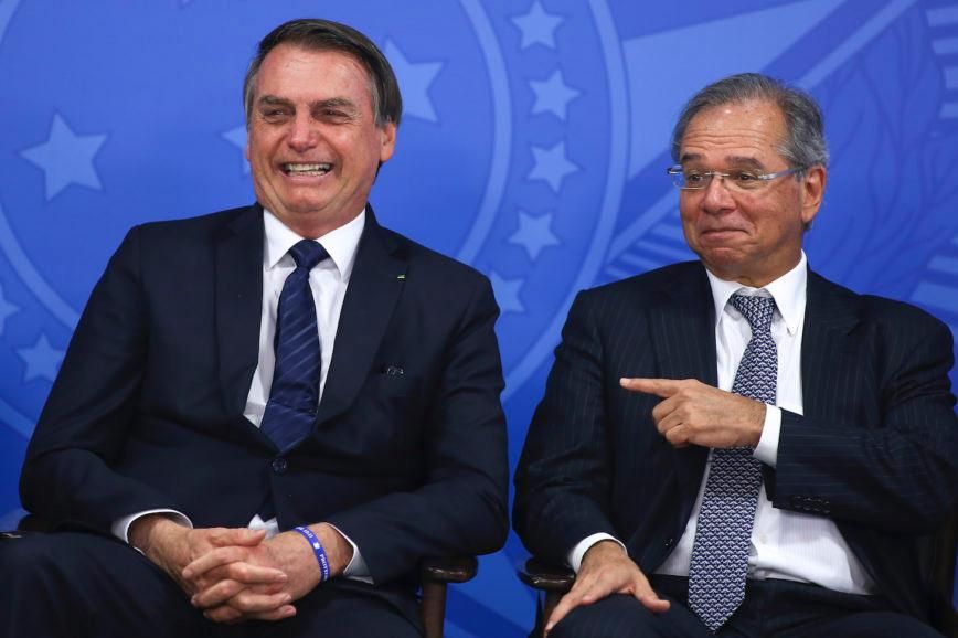 A gente vai sair junto', afirma Bolsonaro ao lado de Guedes