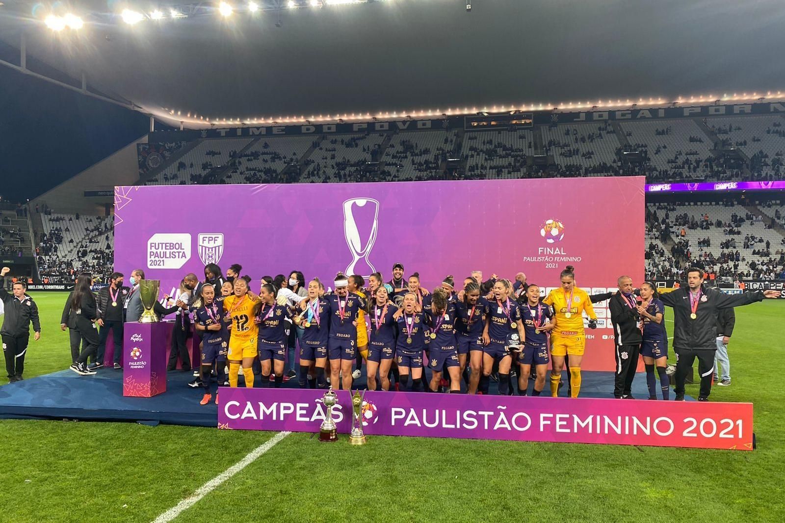 Corinthians vence São Paulo e conquista o Campeonato Paulista Feminino