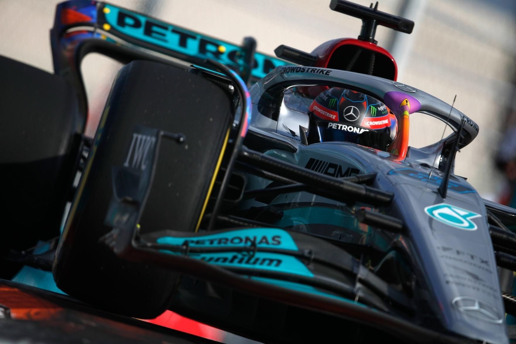 GP do México: Russell lidera 2º treino com teste de pneus, fórmula 1