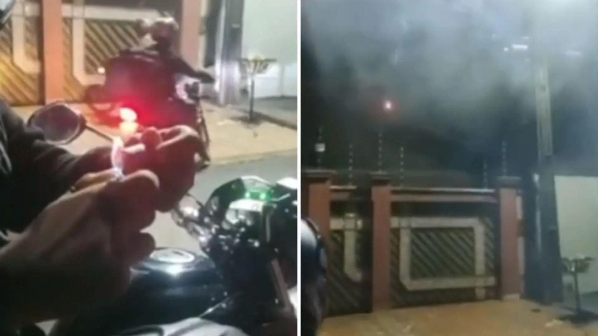 Motoboys protestam após motorista destruir moto de entregador