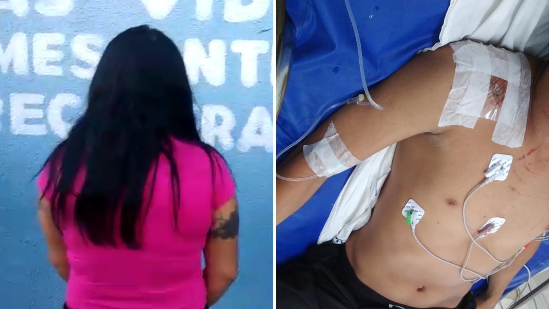 Ex é presa suspeita de dar tesouradas em homem após ser agredida por ele ao  cobrar pensão do filho | O Popular