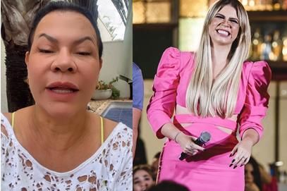 Vídeo: Mãe de Marília Mendonça canta com família de Cristiano