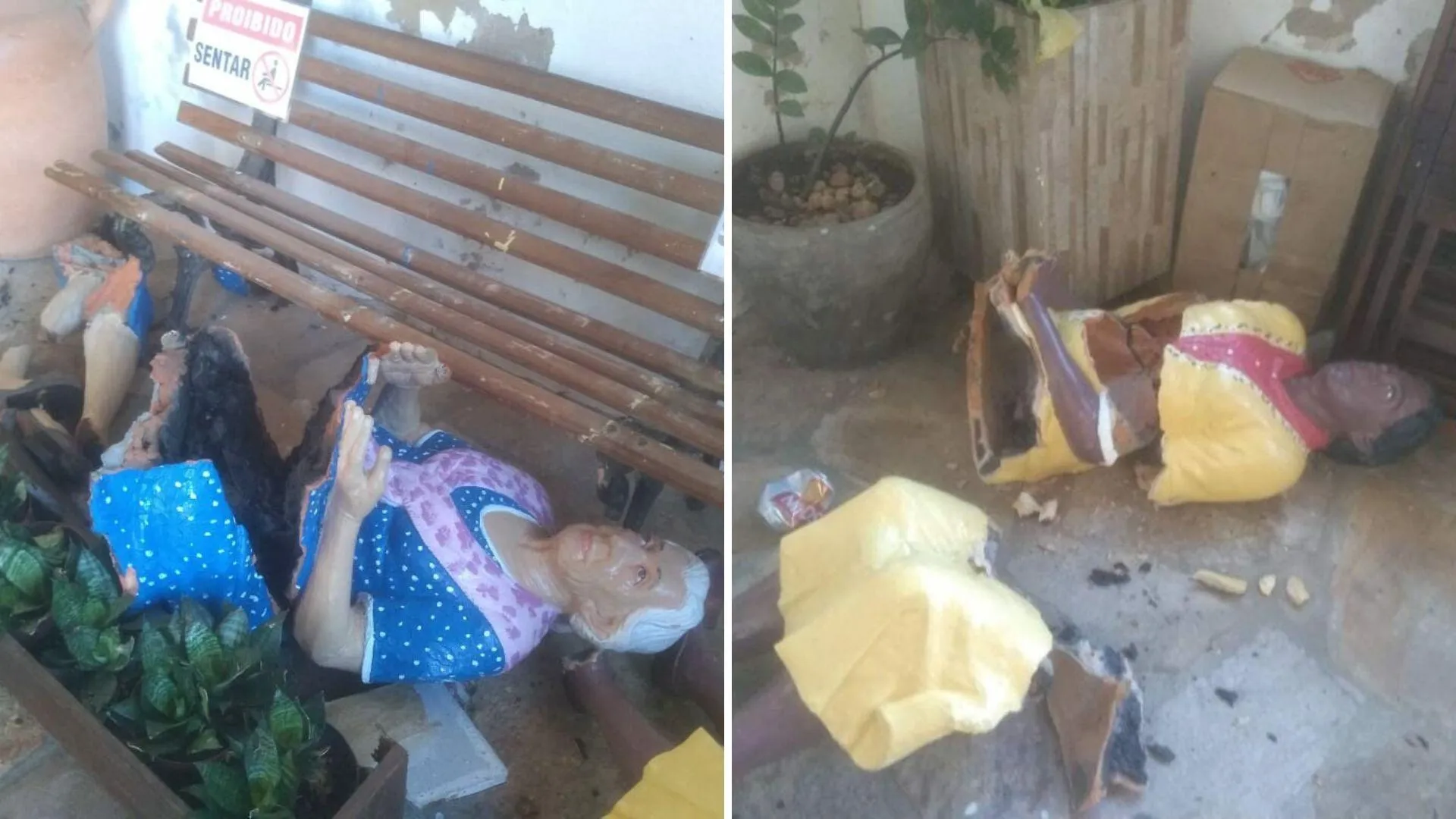 Dona de salão de beleza vandalizado por casal nu desabafa sobre prejuízos:  'Me deu desespero', Goiás