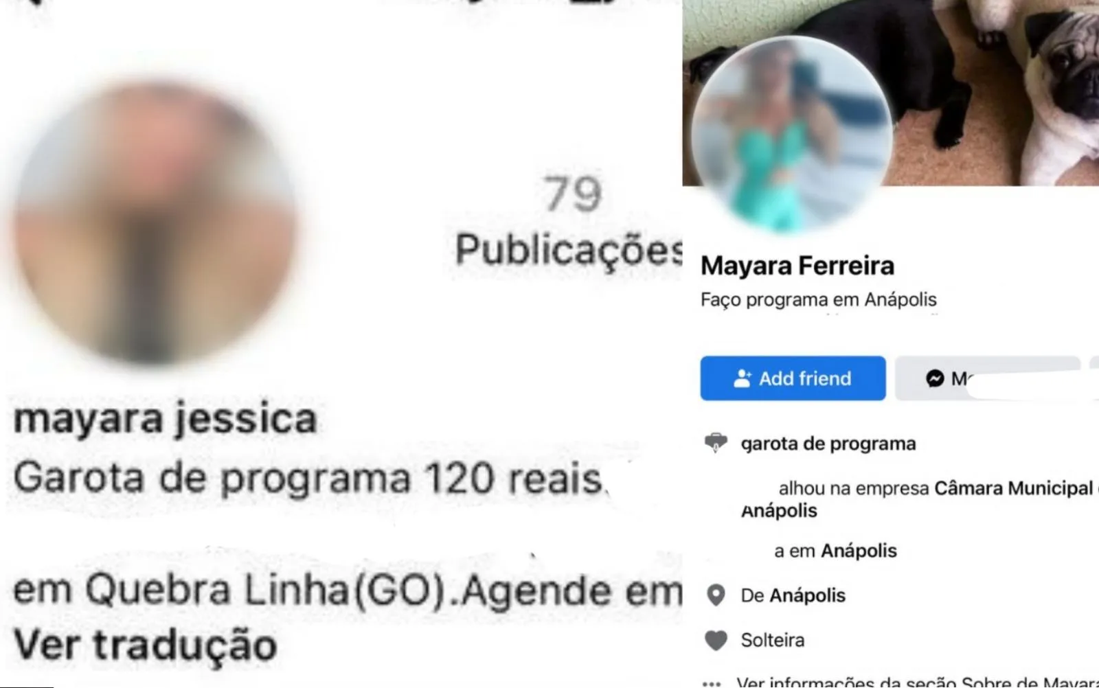 Administradora denuncia que ex-namorado espanhol cria perfis falsos dela  como garota de programa e divulga na internet | O Popular