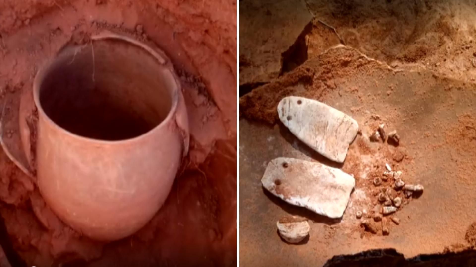 Objetos achados em obra são de urna funerária de cemitério indígena com  cerca de 300 anos, diz arqueólogo | O Popular