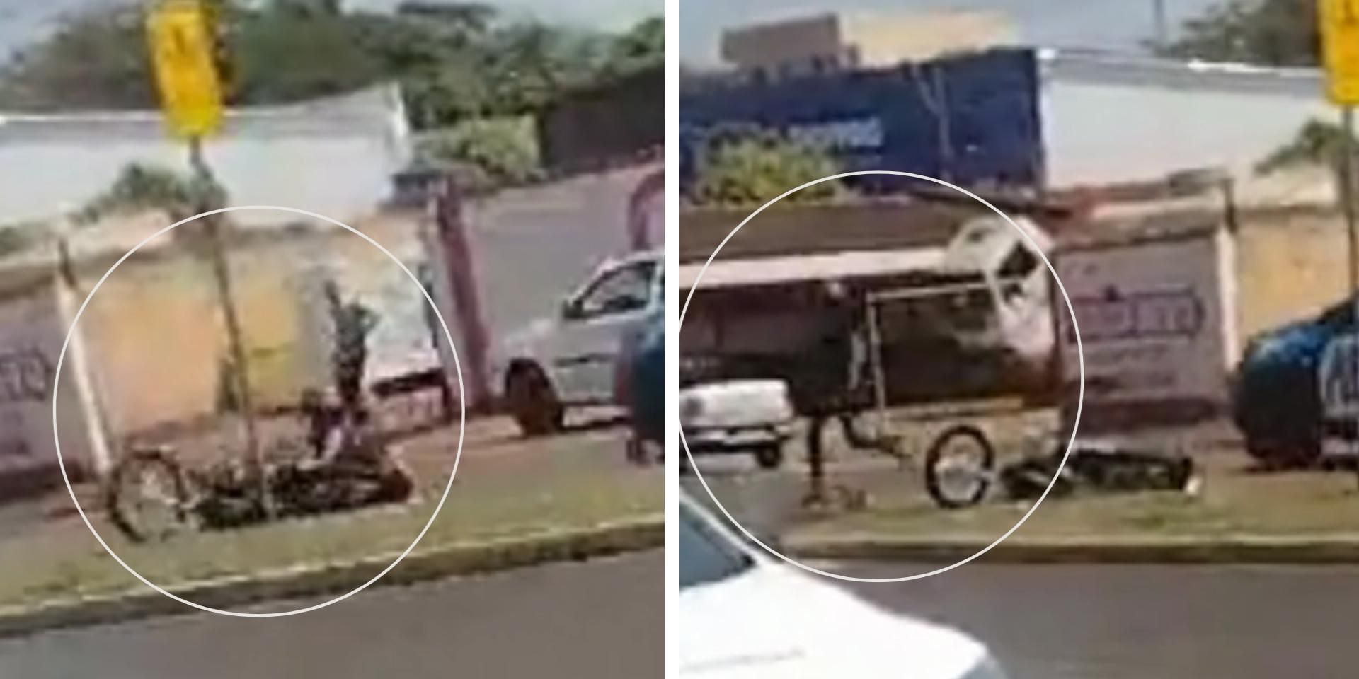 Vídeo mostra perseguição policial a motociclista empinando moto em avenida  de Inhumas, Trânsito GO