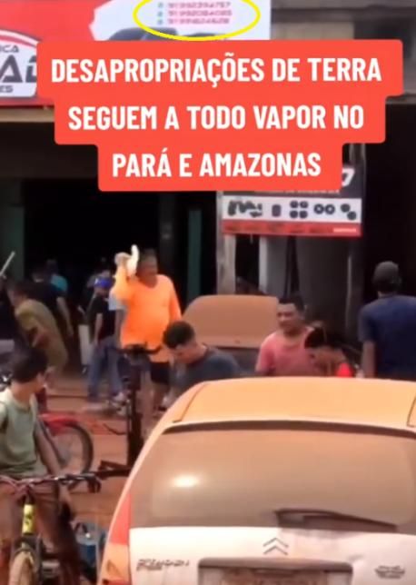 Vídeo tira imagens de contexto para mentir sobre desapropriações