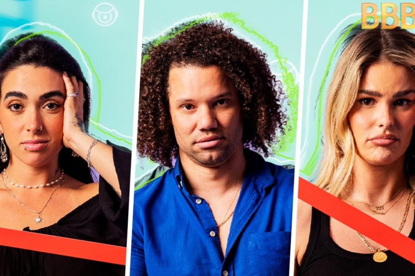 Paredão BBB 24: Maycon, Giovanna e Yasmin Brunet formam primeira