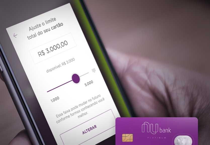 Nubank reduz taxa do parcelamento após o uso do crédito rotativo