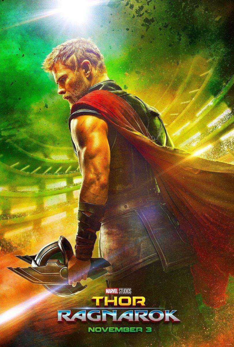 Elenco completo no novo cartaz internacional de 'Thor – Ragnarok