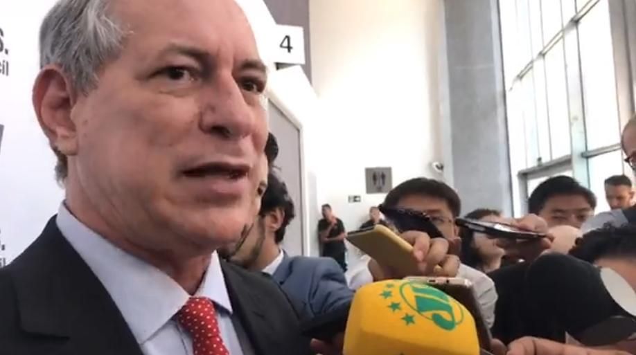 Ciro Gomes diz em evento que diferen a entre ele e Dilma como