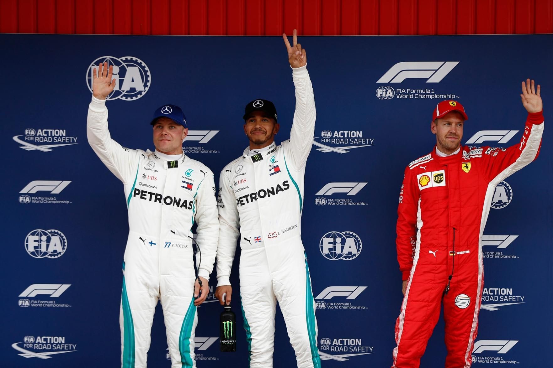 Hamilton repete pole e Alonso largará em quarto, Esportes