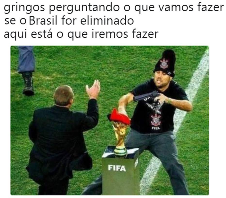 Cancela a Copa: só nos resta ver os memes do jogo Brasil X Bélgica…