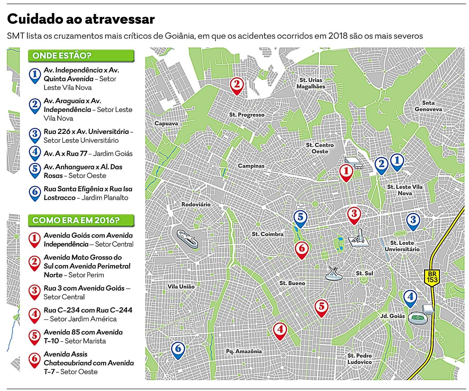 5 bairros de Goiânia mais perigosos para estacionar carros