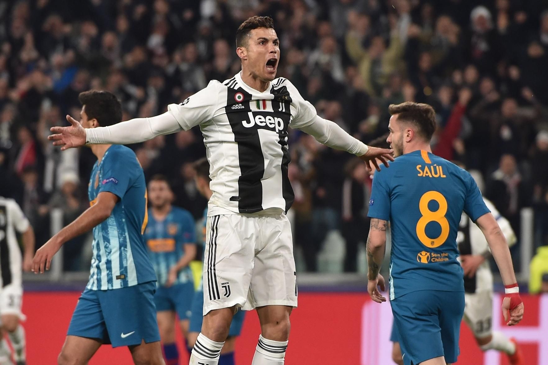 Cristiano Ronaldo marca 3, Juventus bate o Atlético e avança na Liga dos  Campeões | O Popular