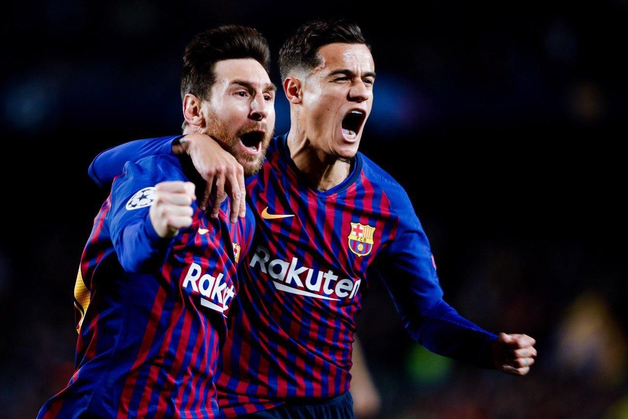 Com 2 de Messi e golaço de Coutinho, Barça atropela o United e vai às  semifinais | O Popular