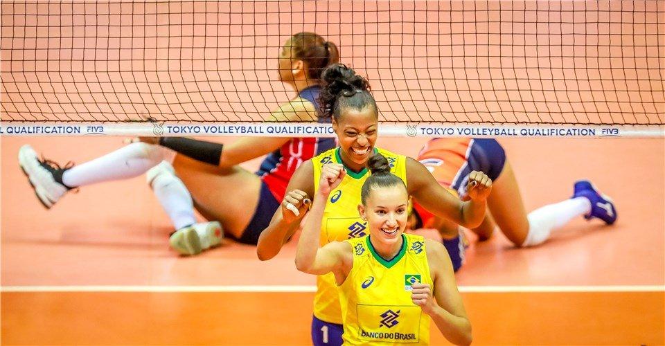 Brasil toma susto, mas supera a Sérvia de virada no tie-break