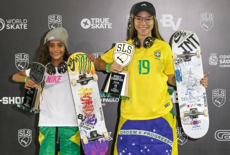 Pâmela Rosa e Rayssa Leal fazem dobradinha brasileira no Mundial