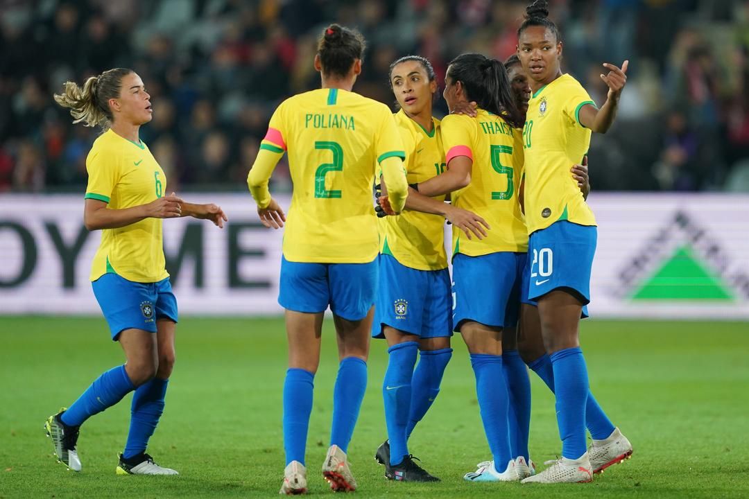 Futebol feminino: Brasil bate Austrália em jogo amistoso - CONMEBOL