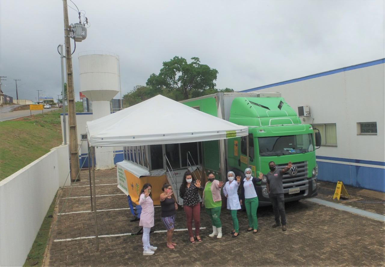 Carreta do Hospital de Amor realiza 500 exames preventivos de