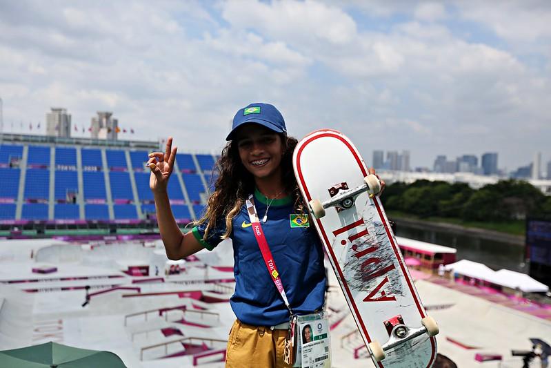 Brasiliense Felipe Gustavo compete na estreia do skate em Jogos