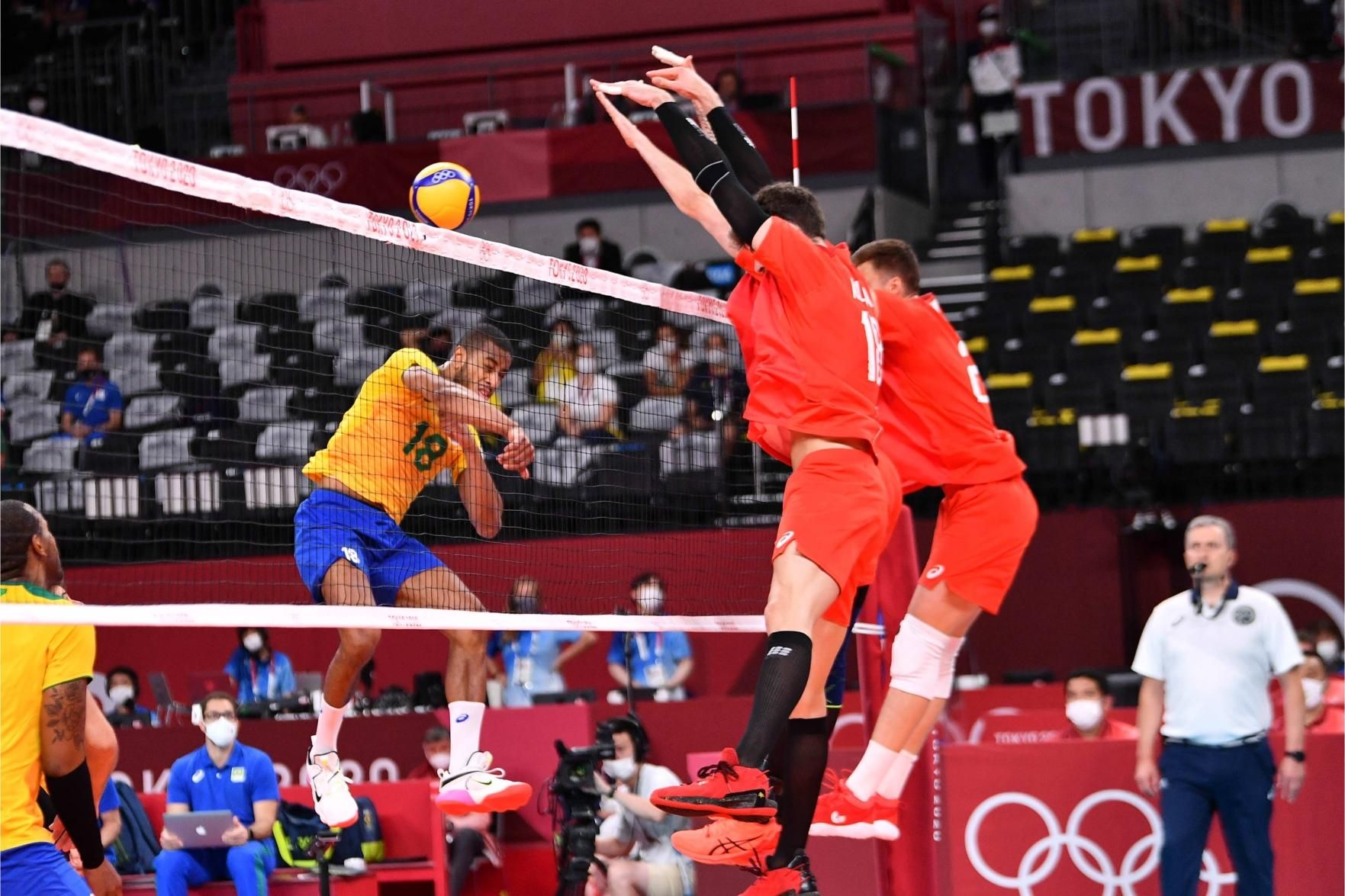 Em jogão de quase três horas, Brasil vence a França no tie-break no vôlei  masculino, Olimpíadas 2020