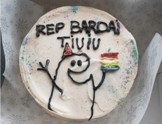 Topo de Bolo Meme Bento Cake engraçado Decoração confeitaria