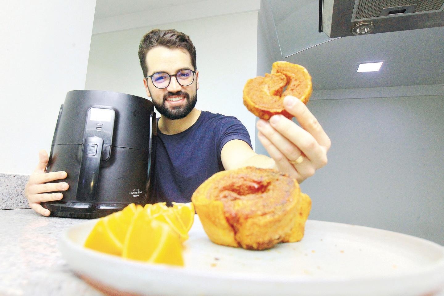 Bolo na AirFryer  Fritadeira sem Óleo - Receitas AirFryer