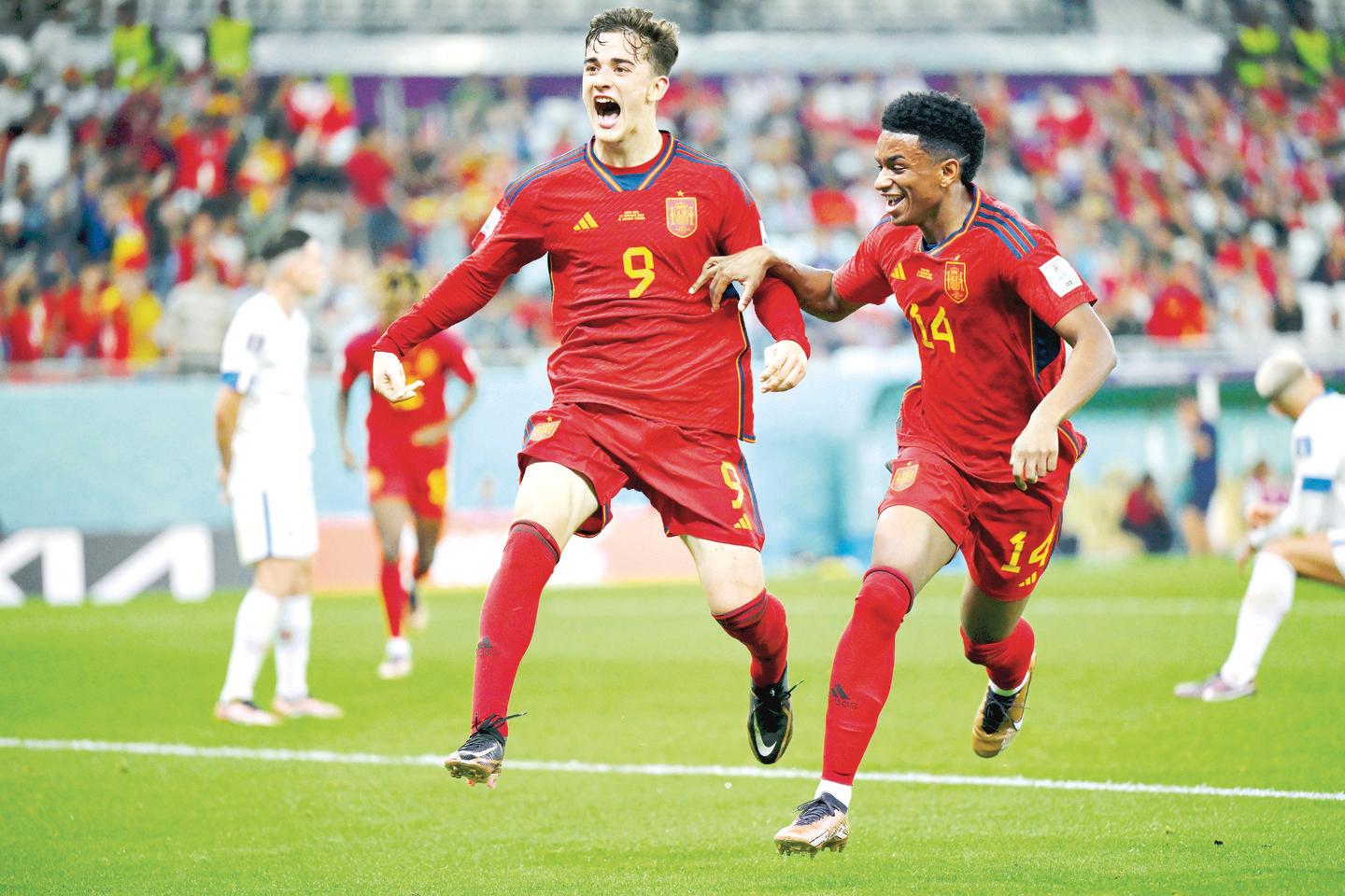 Goleada na Copa: Espanha 7 x 0 Costa Rica