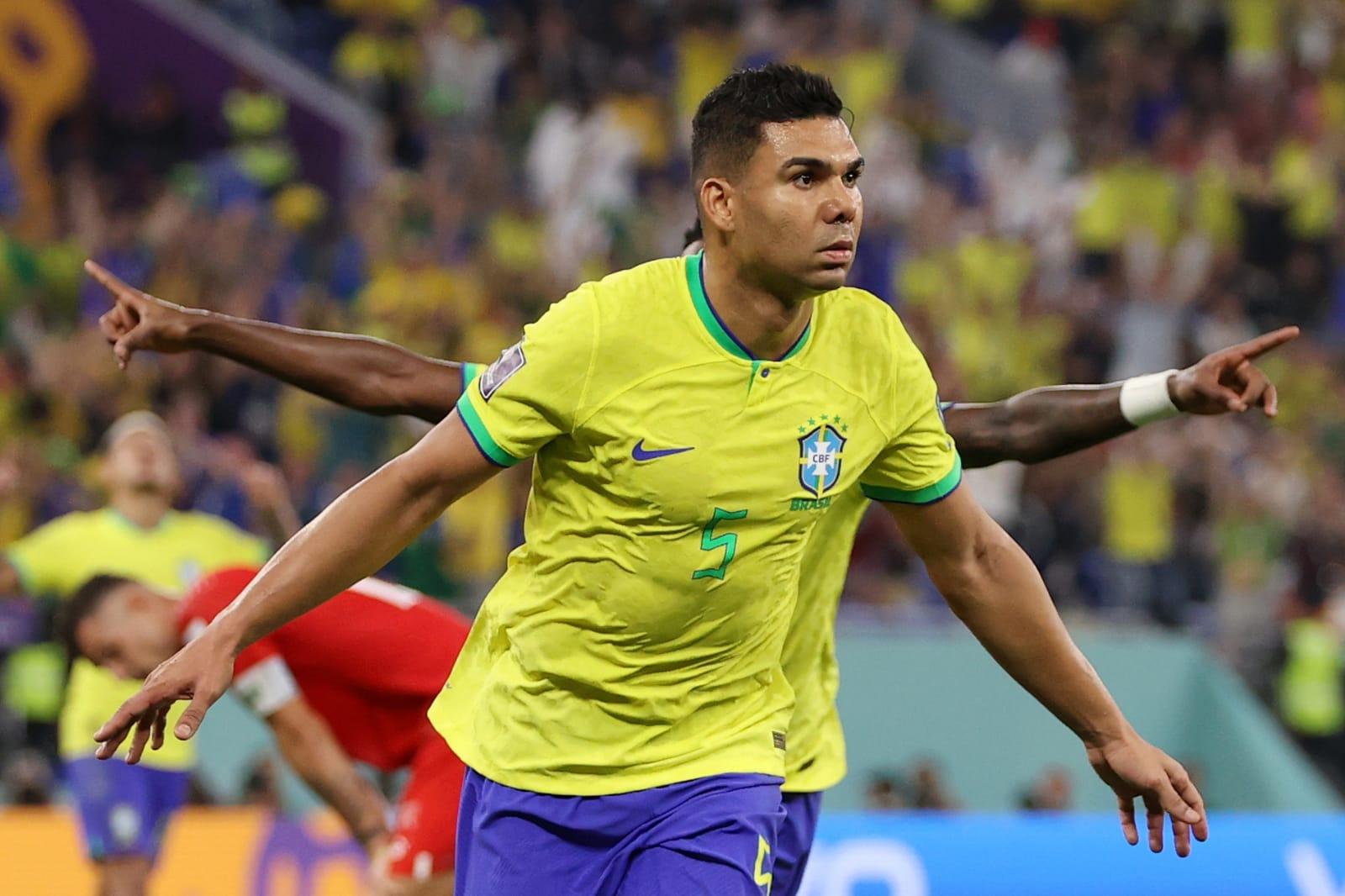 Com golaço de Casemiro, Brasil vence Suíça por 1 a 0 e garante vaga nas  oitavas da Copa, Jornal Nacional