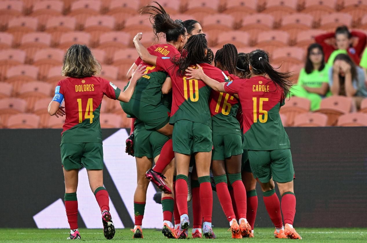 Portugal vence jogo de Copa Feminina pela 1ª vez. Segue vivo no torneio