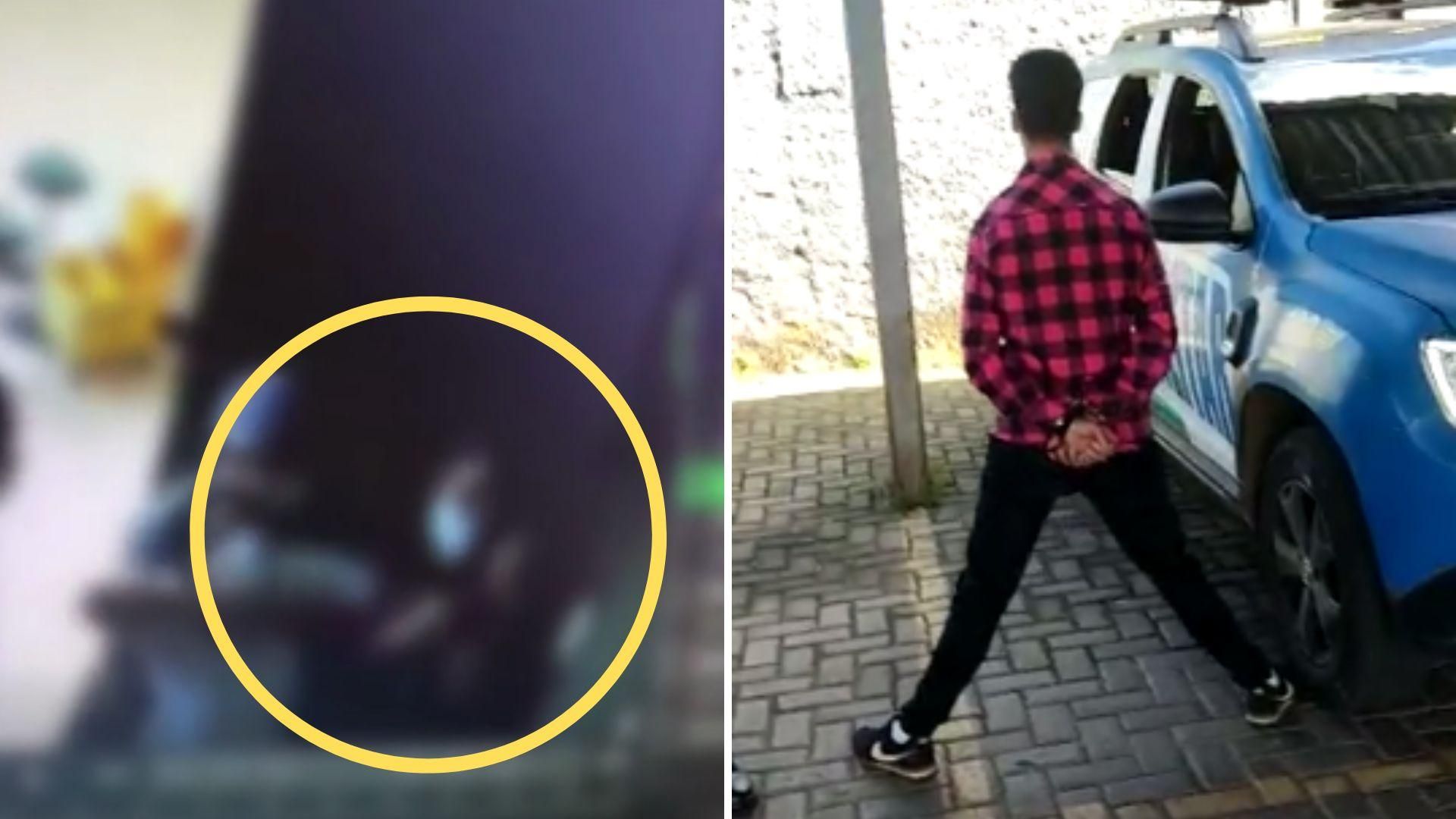 Homem é preso suspeito de se esconder dentro de banheiro de lanchonete para  tirar fotos de mulheres nuas; vídeo | O Popular