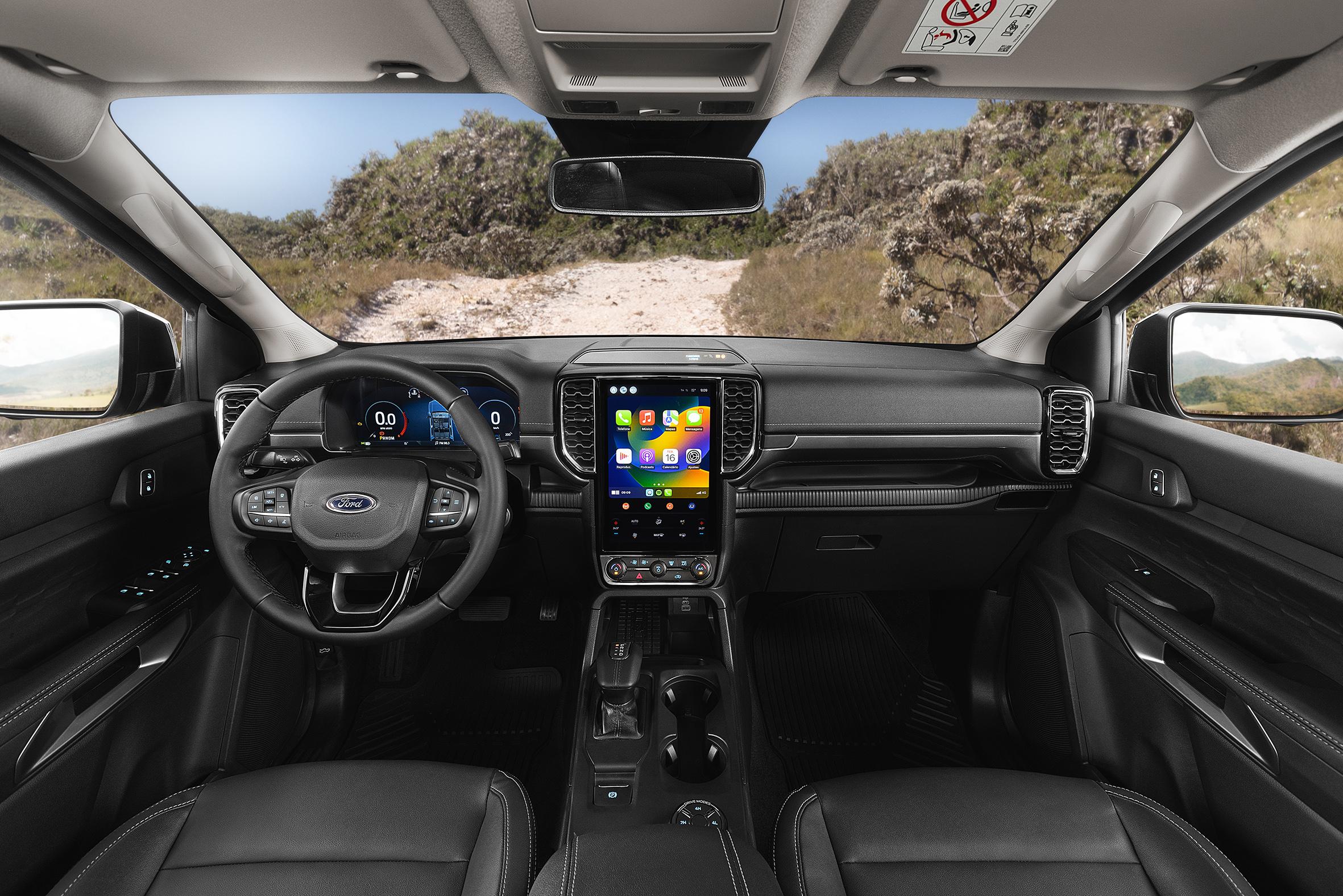 Ford revela interior e mais detalhes da Nova Ranger 2024 O Popular