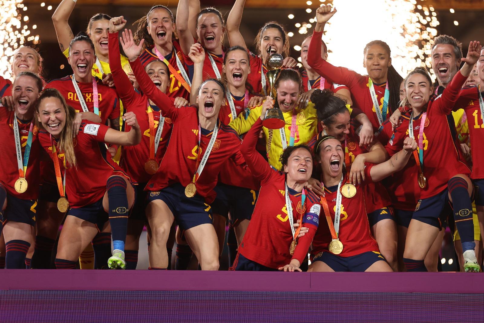 Espanha bate a Inglaterra e é campeã pela 1ª vez da Copa do Mundo Feminina