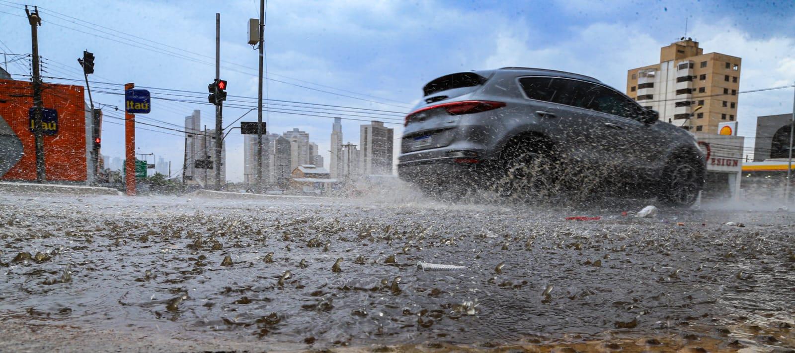 Caiu a temperatura aí pra vocês também? De 39º a tarde, caiu para