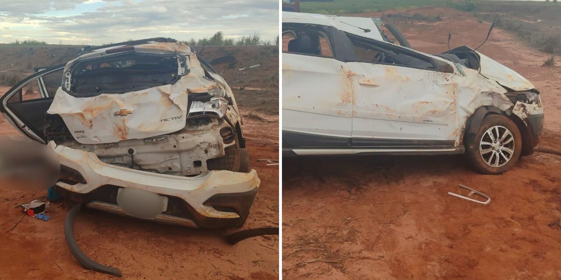 Carro capota na Leste-Oeste e deixa dois feridos graves, em Goiânia | O  Popular