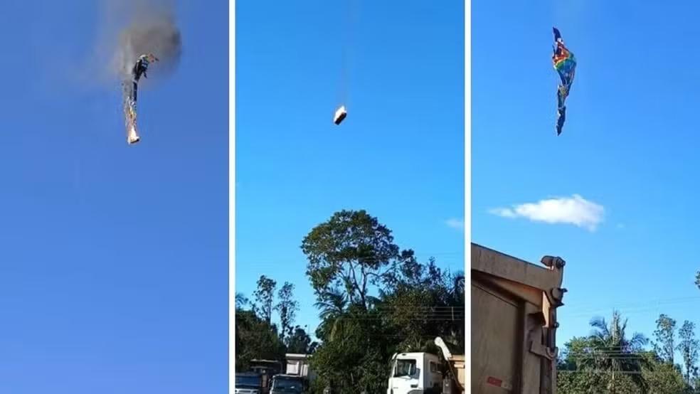 Nem a morte os separou, diz padre no velório de casal que morreu em acidente com balão em SC | O Popular