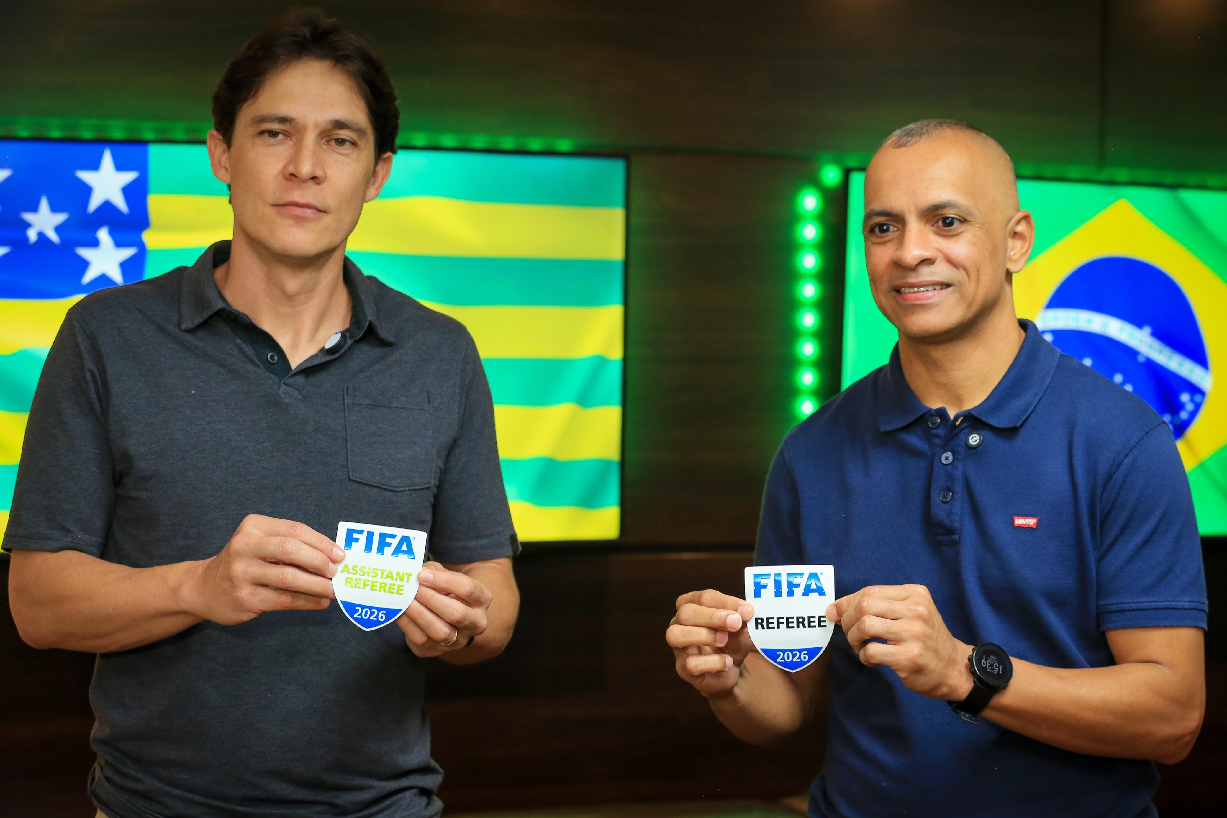 Árbitro e assistente goianos se preparam para a Copa do Mundo de 2026